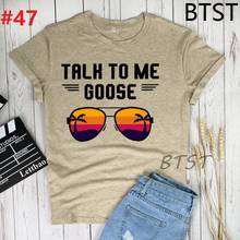 Talk To Me Goose T Shirt Women 90S Fashion Korean Style Hip Hop Tshirt Aesthetic T-Shirt Harajuku Summer Short Sleeve Top Tees 2024 - купить недорого