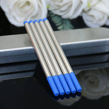 5Pcs Roller Ball Pen Refill 0.5 mm Replaceable Gel Pen Refill Fast Writing Refills 2024 - buy cheap
