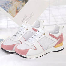 Women Sneakers Mesh Round Toe Lace Up Spring Autumn Mixed Colors Shallow Runaway Shoes Zapatos De Mujer Design Trainers Shoes 2024 - buy cheap