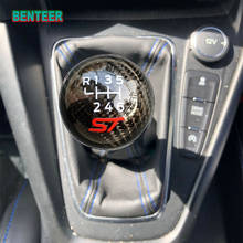 Самое последнее планирование 6 Скорость гоночный Реальные углеродного волокна Шестерни рукоятка рычага переключения передач для Ford Focus Fiesta 2024 - купить недорого