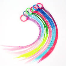 Girls Elastic Hair Rope Rubber Bands Braides Hair Accessories Wig Ponytail Hair Ring Kids Twist Braid Rope Hair Braider 2024 - buy cheap