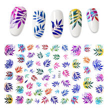 nails stickers Butterfly 3D Nail Sticker Flower stickers for nail Foil Love Heart Design Fashion Nails stickers Manicure Sticker 2024 - buy cheap