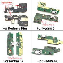 Puerto de carga USB para Xiaomi Redmi 5 Plus, Conector de carga Micro Dock, placa de Cable flexible, 5A, 4X, 3, 3S, nuevo 2024 - compra barato