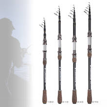 1.8m / 2.1m / 2.4m / 2.7m Telescopic Fishing Rod Ultralight Spinning Rod Travel Sea Carbon Fishing Rod Pole with Cork Handle 2024 - buy cheap