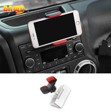BAWA ABS Car Dashboard Mount Cell Mobile Phone Holder Stand Bracket Accessories For Jeep Wrangler 2012-2016 Car Styling