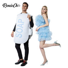 Reneecho Adult Loofah And Soap Costume Halloween Costume For Couple adult carnaval volwassen kostuums 2024 - buy cheap