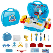 Children Pretend Play Toys Set Kids Portable Doctor Nurse Suitcase Medical Kit Play Doctor Toys Kids Educational Role 2024 - buy cheap