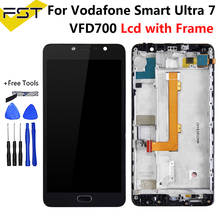 Pantalla LCD de 5,5 pulgadas para Vodafone Smart ultra 7 VFD700, montaje de digitalizador con pantalla táctil, Marco para Vodafone ultra7 vf700 VFD-700 2024 - compra barato