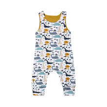 Newborn Infant Baby Boy Girl Dinosaur Clothes Sleeveless Jumpsuit Romper Outfit 2024 - buy cheap