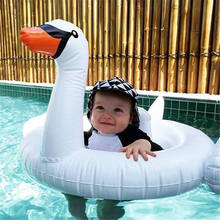 2019 verão must-have piscina ao ar livre assento do bebê flutuador inflável flamingo swan piscina flutuador água diversão piscina brinquedos para crianças 2024 - compre barato