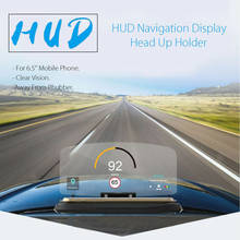 HUD-velocímetro Digital MPH KMH para el agua y el aceite, dispositivo con pantalla frontal, OBD2 modo Dual, GPS HUD Mirror, RPM, novedad de 2020 2024 - compra barato