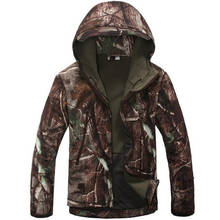 Армейская тактическая одежда, мужская Военная камуфляжная флисовая куртка, пальто, мужские ветровки с капюшоном 2024 - купить недорого