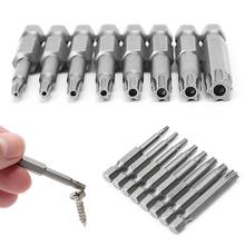 8 Pcs/Set 1/4 Inch 50mm T8-T40 Magnetic Torx Electric Screwdriver Bits Kit 2024 - buy cheap