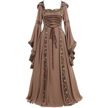 JAYCOSIN винтажное кельтское средневековое вечернее платье для женщин, длина до пола, готический Ренессанс, макси, платья для косплея, ретро, vestidos 90 2024 - купить недорого