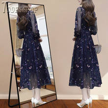 2019 Autumn Long Sleeve Pleated Women Dress Korean Chic Female Dresses 2024 - buy cheap