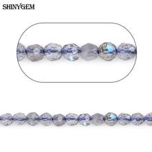 Fashion 2mm/3mm Round Natural Faceted Labradorite Stone Beads Small Cut Rhinestone Beads For DIY Jewelry Marking Accessories 2024 - buy cheap