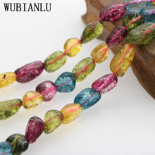 Wubianlu moda estilo diy irregular 10-16mm multicolorido turmalina jóias contas soltas para fazer jóias 2024 - compre barato
