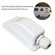 Solar Single Cable Entry Junction Box Sealed Waterproof ABS Plastic Wiring Cover For Solar Panels Motorhomes Caravans Boats 2024 - buy cheap