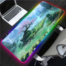 XGZ Landscape Large Mouse Pad Locking Forest Fallen Leaves Laptop Mini Desk Mat Anti-Slip Mat Gaming Accessories Mousepad XXL 2024 - buy cheap