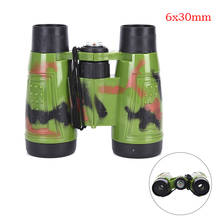 Portable Telescope Mini Kid Binoculars With Rope Strap 6x30mm Children Binoculars Telescope Military Games Toys Outdoor Camping 2024 - buy cheap