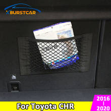 Xburstcar-redes interiores de coche, malla elástica para maletero de coche, accesorios para bolsa de almacenamiento, para Toyota C-HR CHR 2016, 2017, 2018, 2019, 2020 2024 - compra barato