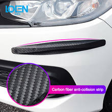 New 2019 Car Styling  Carbon Rubber Fiber Auto Car Before And After Bumper Strip Protector Universal Car Spoiler Bumper Strip 2024 - buy cheap