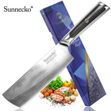 2018 Sunnecko 7 inch Cleaver Knife Japanese VG10 Core Damascus Steel Blade Kitchen Knives Vegetable Meat Sharp Cutter G10 Handle 2024 - buy cheap