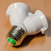 2 in 1 E27 Lamp Holder E27 Bulb Holder Lamp Socket For LED Light Splitter Base Adapter Bulb 2024 - buy cheap