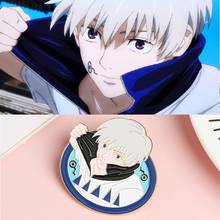 anime Jujutsu Kaisen Gojo Satoru Inumaki Toge Metal Badges Brooch Delicate Collectible Grade Badge with Butterfly Clasp 2024 - buy cheap
