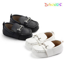 Classic Brand Soft Leather Baby Shoes Moccasins Fashion Infant Boys Girls Slip-on Peas Shoes Casual Newborn First Walkers 2024 - купить недорого