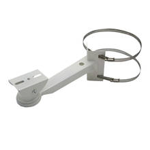 Soporte de aro cilíndrico para cámara CCTV, soporte de esquina de pared exterior de ángulo recto, montaje de aluminio 2024 - compra barato