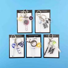 Kpop Acrylic Keychain Bag Pendant TWICE, EXO, SJ, X1, GOT7, SEVENTEEN Keyring Key Holder 2024 - buy cheap