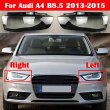 Car front Headlight cover For Audi A4 B8.5 2013-2015 headlamps transparent lampshades lamp light Lens glass shell 2024 - buy cheap