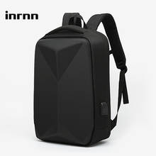 inrnn Men Anti-theft Backpack Hard Shell Fashion Laptop Backpacks Waterproof School Backpack for Teenage Male Travel Bag Mochila 2024 - buy cheap