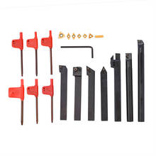 12mm 21Pcs/Set Shank Lathe Turning Tool Holder Boring Bar +Insert+Wrench S12M-SCLCR06/SER1212H16/SCL1212H06 2024 - buy cheap