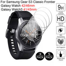 Película de vidro temperado para relógio samsung, película protetora clássica de vidro para galaxy watch 46mm 42mm 3 41/45mm, samsung gear s3 classic 2024 - compre barato