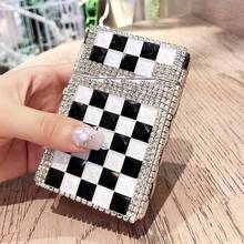 Rhinestone Automatic Full-Diamond Cigarette Case 20 Cigarettes Pack Metal Anti-pressure Portable For Fashion Women Gifts 2024 - buy cheap