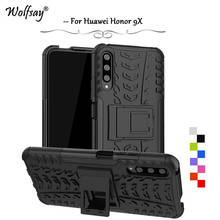 For Huawei Honor 9X Case Shockproof Armor Rubber Hard Back Phone Case For Huawei Honor 9X Protective Cover For Huawei Honor 9X 2024 - buy cheap