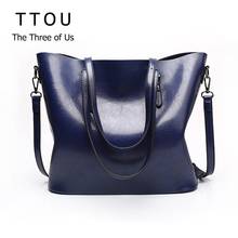 TTOU  Women Elegant Shoulder Bags Fashion Solid Handbags Female Large Capacity Tote Bag Casual Pu Leather Shopping Bag 2024 - buy cheap