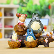 Boneco de desenho animado totoro miyazaki modelo japonês figura de ação para crianças e adultos 2024 - compre barato