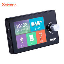 Seicane-receptor de música DAB/DAB para coche, adaptador de música manos libres USB/TF con pantalla de TFT-LCD a color de 2,8 pulgadas, Bluetooth 2024 - compra barato