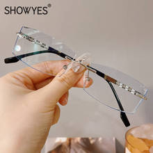 New Ultralight Reading Glasses Gentleman Anti Fatigue Computer Eyeglasses Prescription Square Diamond Cutting Spectacles Male 2024 - buy cheap