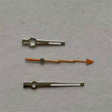 Ponteiro de agulha luminoso movimento nh35 nh36, ponteiro de agulha para relógio de pulso laranja e prata 12.5mm 2024 - compre barato