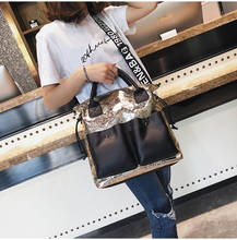 Fried Crack Pattern Leather Ladies Handbag New Large Women Bags Casual Totes Woman's Shopping Bag Girls Female Shoulder Bag 2024 - buy cheap