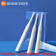 Xiaomi-escova de dentes elétrica mijia t100, sônica, automática, à prova d'água, ultrassônica, recarregável, usb 2024 - compre barato