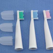 Lansung cabeça de escova de dentes elétrica, 6 peças, substituição para u1 a39 a39plus, higiene oral, sem tampa, 1009 2024 - compre barato