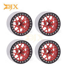DJX 4PCS Metal 2.2” Beadlock Wheel Hub Rims For 1/10 RC Crawler Traxxas TRX-4 Axial SCX10 Wraith RR10 90048 2024 - buy cheap