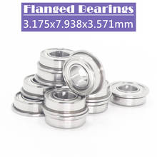 FR2-5ZZ Flange Bearing 3.175*7.938*3.571 mm ( 10 PCS ) Inch Flanged FR2-5 Z ZZ Ball Bearings 2024 - buy cheap