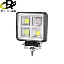 Ruitaisen-Luz LED de obra para camión, autobús, barco, montaje de luz antiniebla, 4 pulgadas, 128W, 12v, 24v 2024 - compra barato