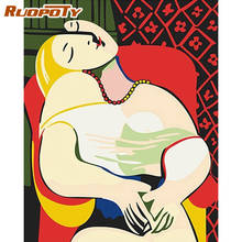 RUOPOTY Frame DIY Painting By Numbers Dream Picasso Picture Paint By Numbers For Adults Acrylic Diy Gift Home Wall Art Picture 2024 - buy cheap